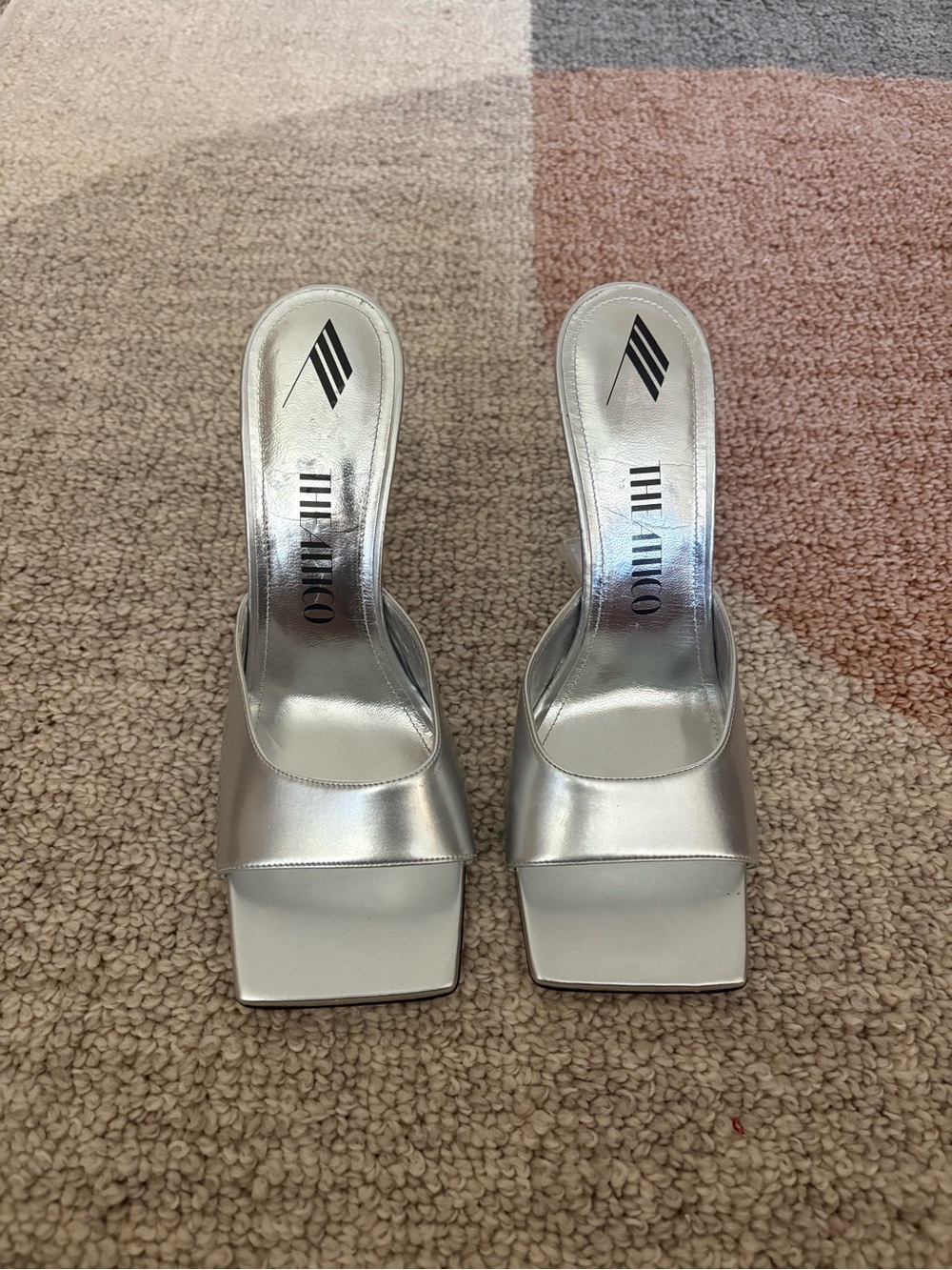 THE ATTICO Cheope Sandals - Silver